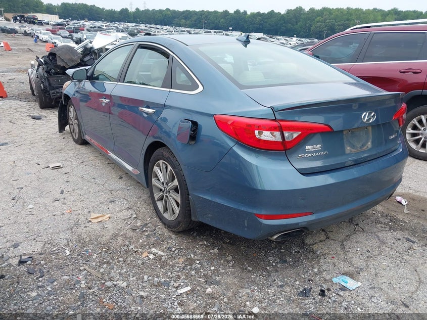 Vin: 5npe34af1hh452366, lot: 46187276, hyundai sonata limited 20173