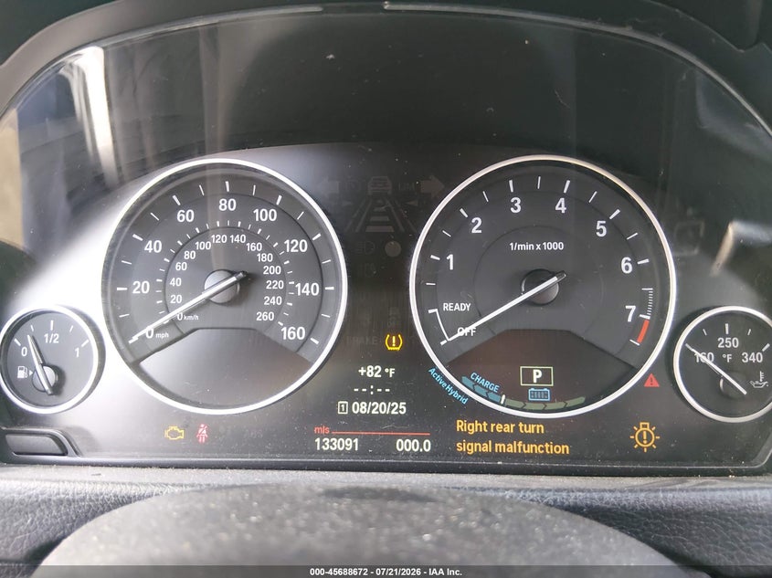 2013 BMW ACTIVEHYBRID 3 auction photo 7