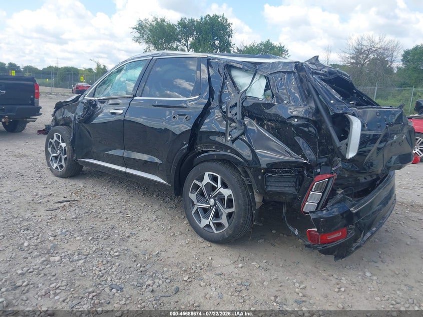Vin: km8r7dhe2nu383543, lot: 46187281, hyundai palisade calligraphy 20223