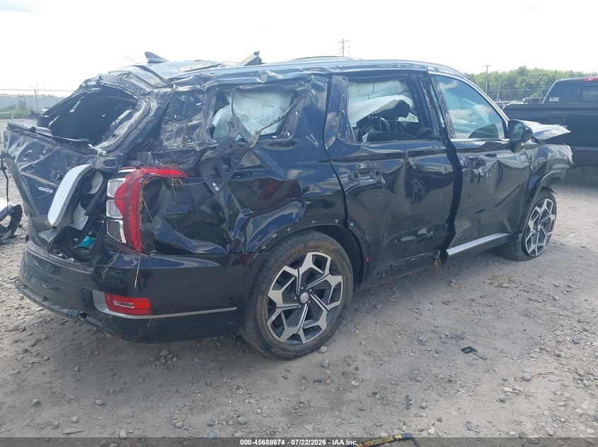 Vin: km8r7dhe2nu383543, lot: 46187281, hyundai palisade calligraphy 20224
