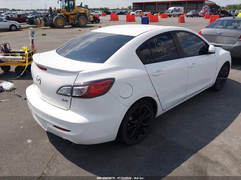 Vin: jm1bl1w59b1485941, lot: 46187286, mazda mazda3 s grand touring 20114