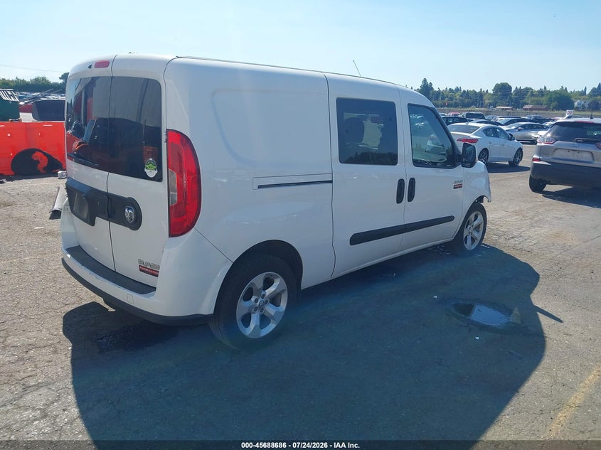 Vin: zfberfbb2j6j21465, lot: 46187293, ram promaster city slt 20184