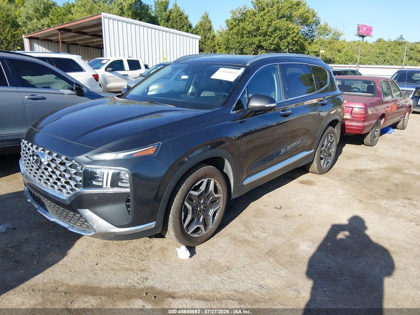 Vin: 5nms44al8mh335610, lot: 46187299, hyundai santa fe limited 20212