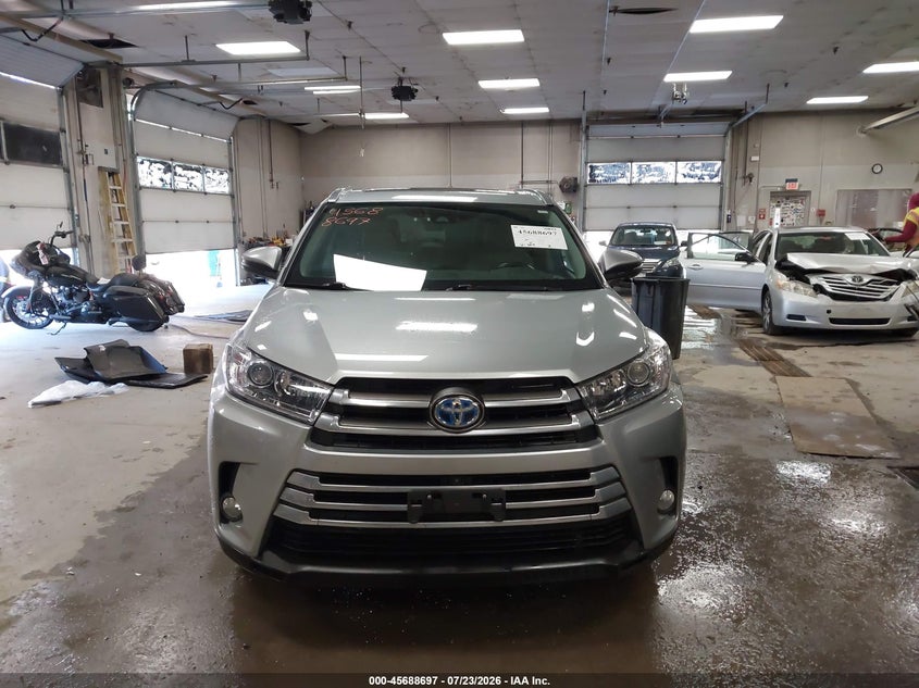 TOYOTA HIGHLANDER HYBRID 2017 VIN 5TDDGRFH7HS028269