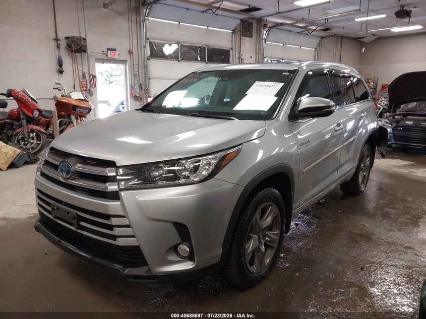 Vin: 5tddgrfh7hs028269, lot: 46187304, toyota highlander hybrid limited platinum 20172