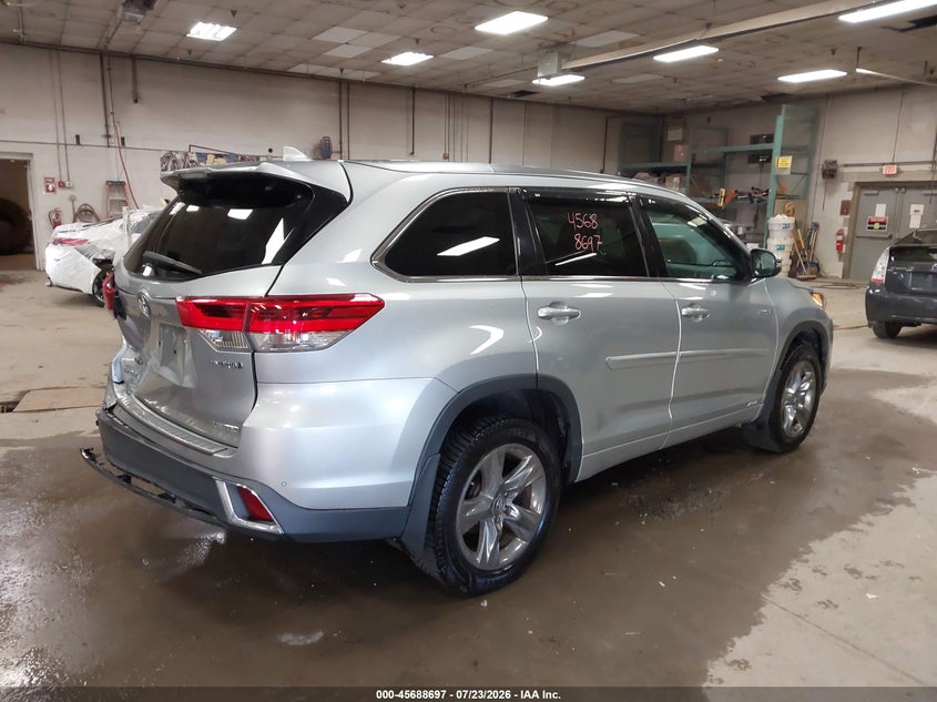 Vin: 5tddgrfh7hs028269, lot: 46187304, toyota highlander hybrid limited platinum 20174