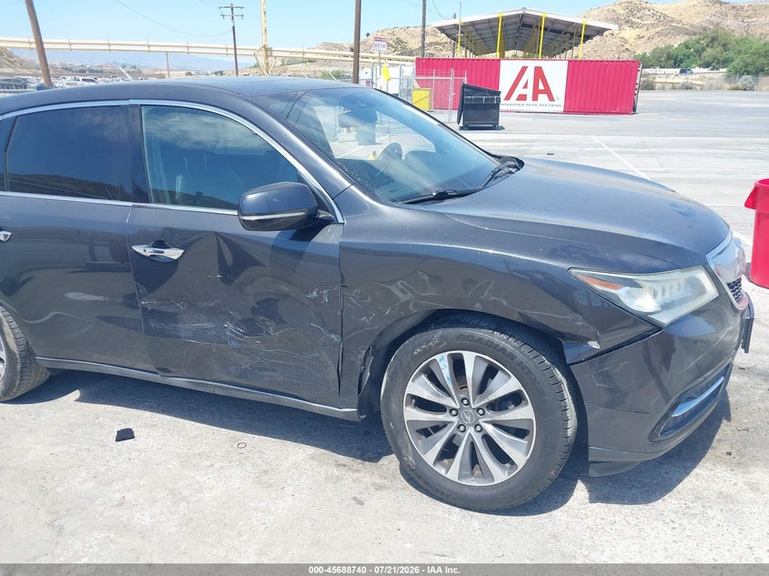 2015 Acura Mdx Technology Package VIN: 5FRYD3H40FB009497 Lot: 45688740
