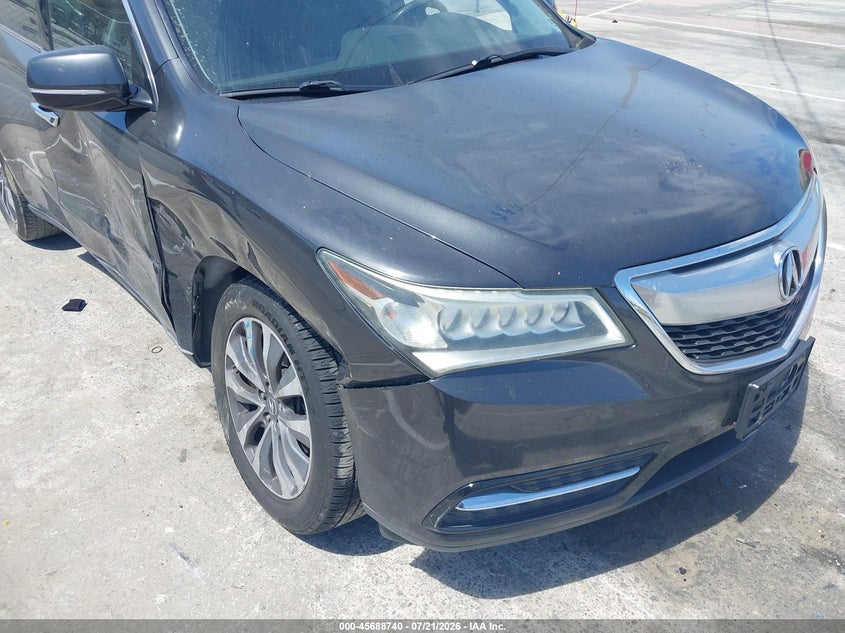 2015 Acura Mdx Technology Package VIN: 5FRYD3H40FB009497 Lot: 45688740