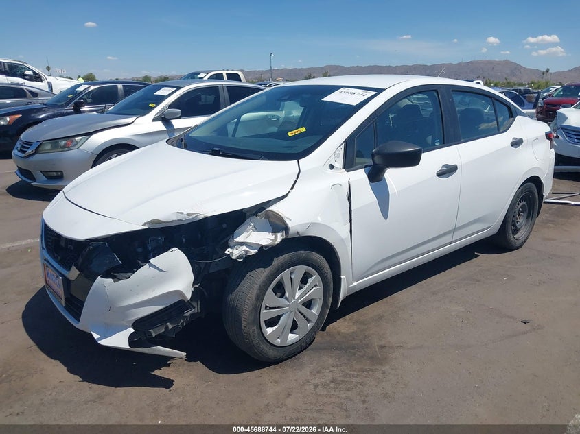 2020 Nissan Versa, Left Front, IAAI, VIN 3N1CN8DV6LL897919 — photo 2