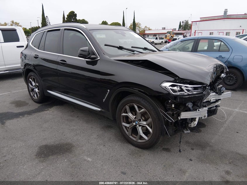 2022 BMW X3 auction photo 1