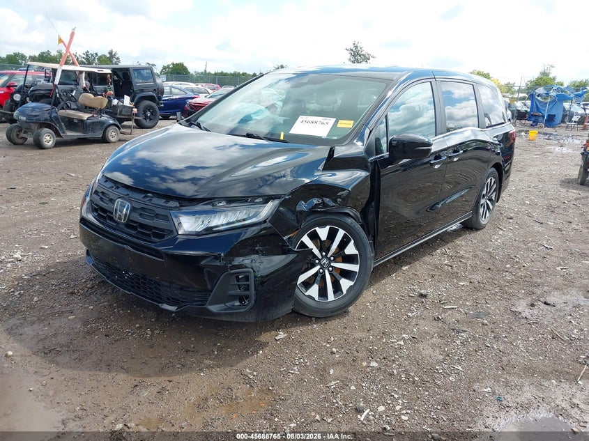 Vin: 5fnrl6h63sb005854, lot: 46187372, honda odyssey ex-l 20252
