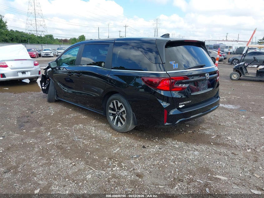 Vin: 5fnrl6h63sb005854, lot: 46187372, honda odyssey ex-l 20253