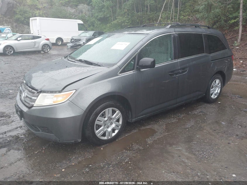 Vin: 5fnrl5h27bb059746, lot: 46187382, honda odyssey lx 20112