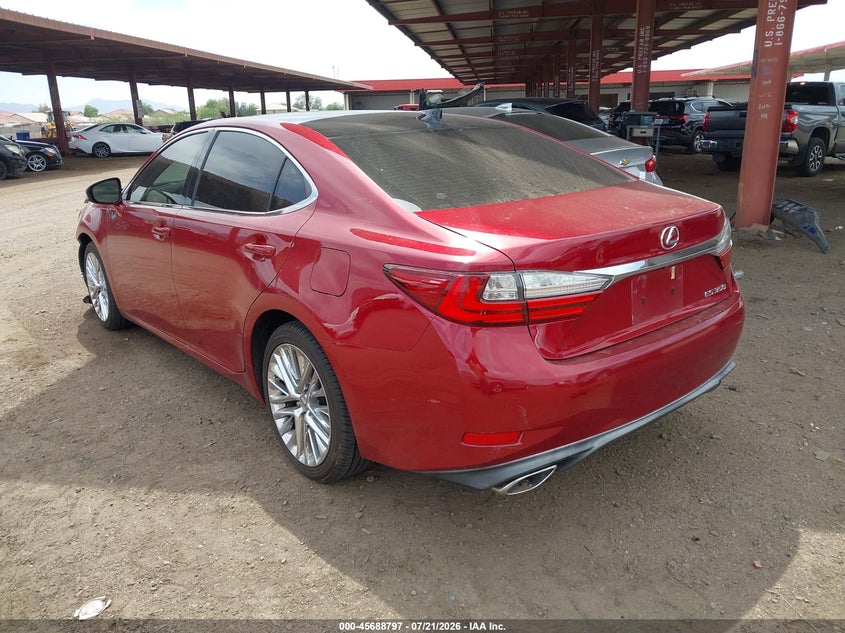 Vin: jthbk1gg8g2220026, lot: 46187404, lexus es 350 20163