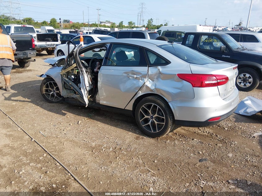Vin: 1fadp3h2xhl269840, lot: 46187419, ford focus sel 20173