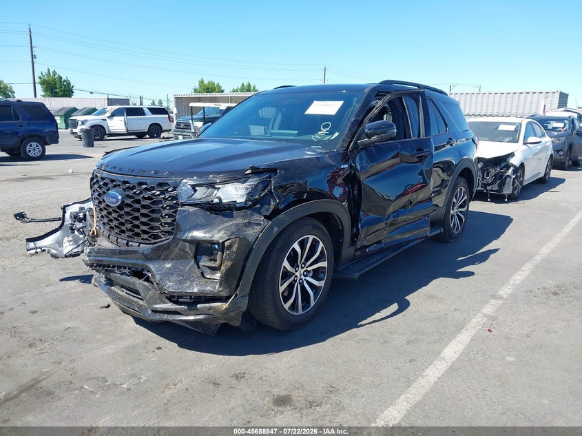 Vin: 1fmuk8kh3tgb48857, lot: 46187454, ford explorer st-line 20262
