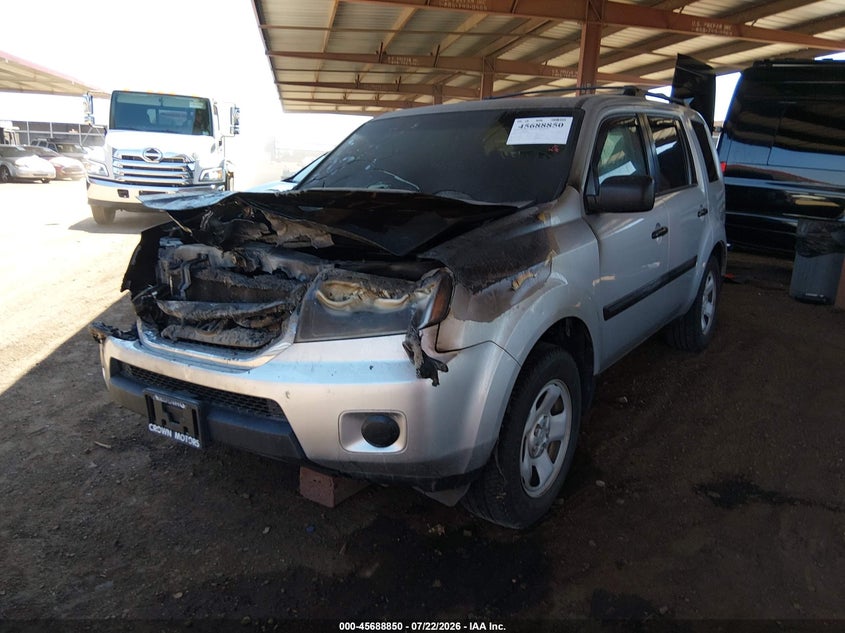Vin: 5fnyf4h20bb088812, lot: 46187457, honda pilot lx 20112