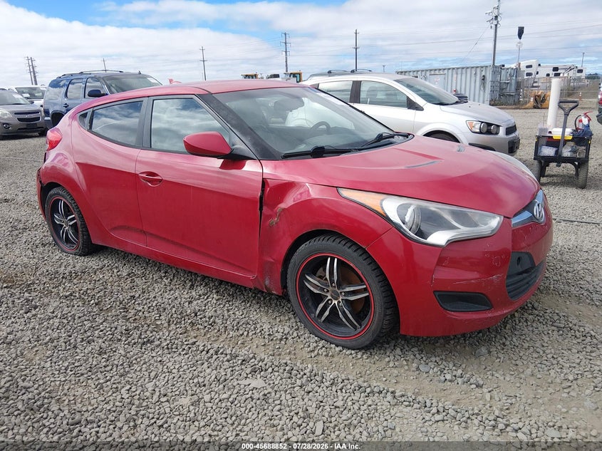 Vin: kmhtc6ad7cu066238, lot: 46187460, hyundai veloster base w/gray 2012 img_1