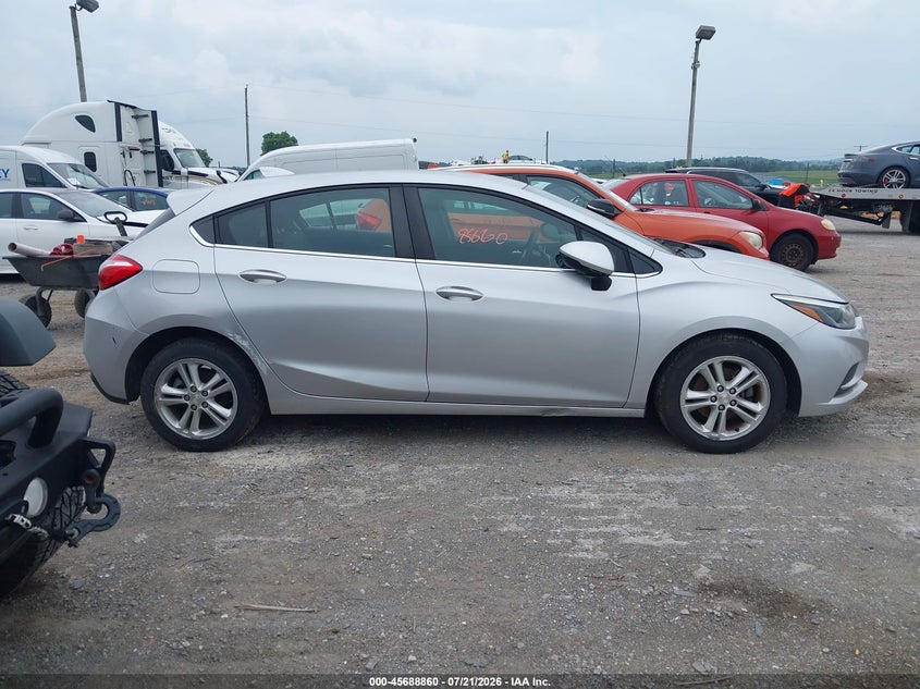 2018 Chevrolet Cruze Lt Auto VIN: 3G1BE6SM7JS607089 Lot: 45688860
