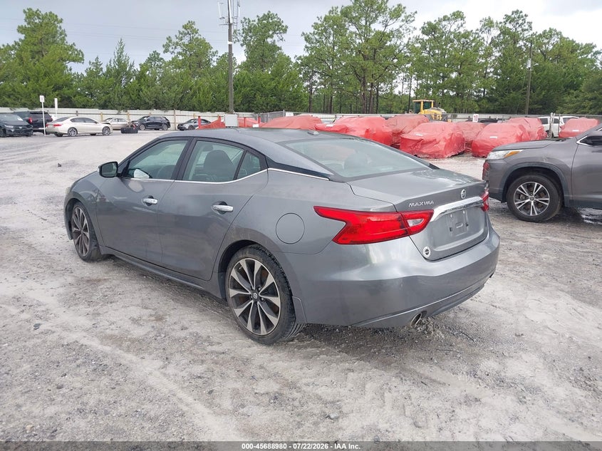 Vin: 1n4aa6apxgc380091, lot: 46187587, nissan maxima 3.5 sr 20163