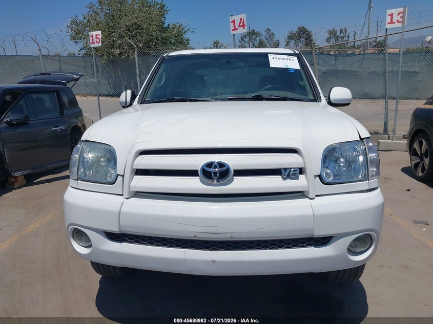 2006 Toyota Tundra Limited V8 VIN: 5TBDT481X6S533579 Lot: 45688982