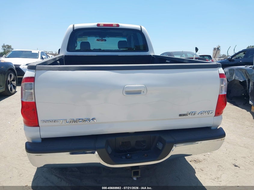 2006 Toyota Tundra Limited V8 VIN: 5TBDT481X6S533579 Lot: 45688982