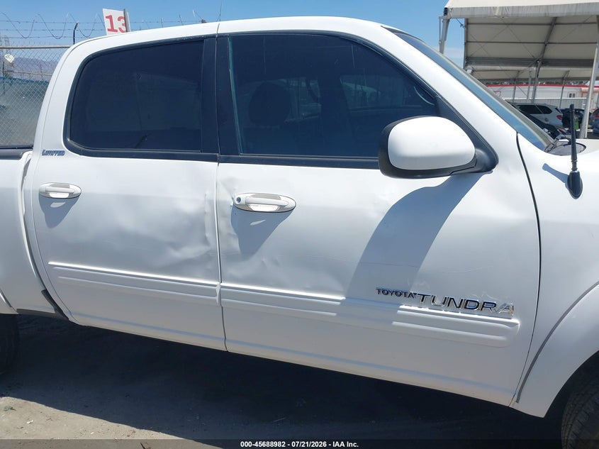 2006 Toyota Tundra Limited V8 VIN: 5TBDT481X6S533579 Lot: 45688982
