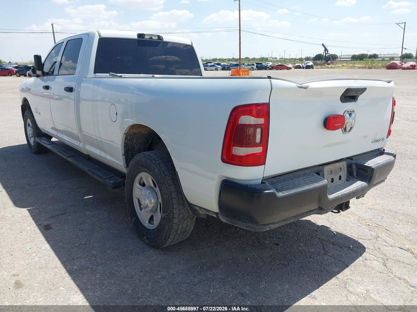 Vin: 3c6ur5hj6ng272886, lot: 46187604, ram 2500 tradesman  4x4 8' box 20223