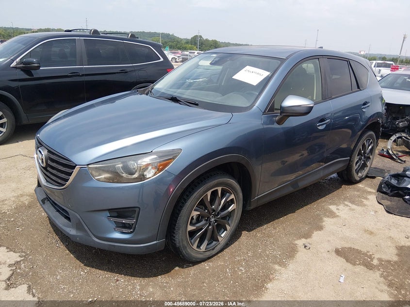 Vin: jm3ke4dy9g0728838, lot: 46187607, mazda cx-5 grand touring 20162