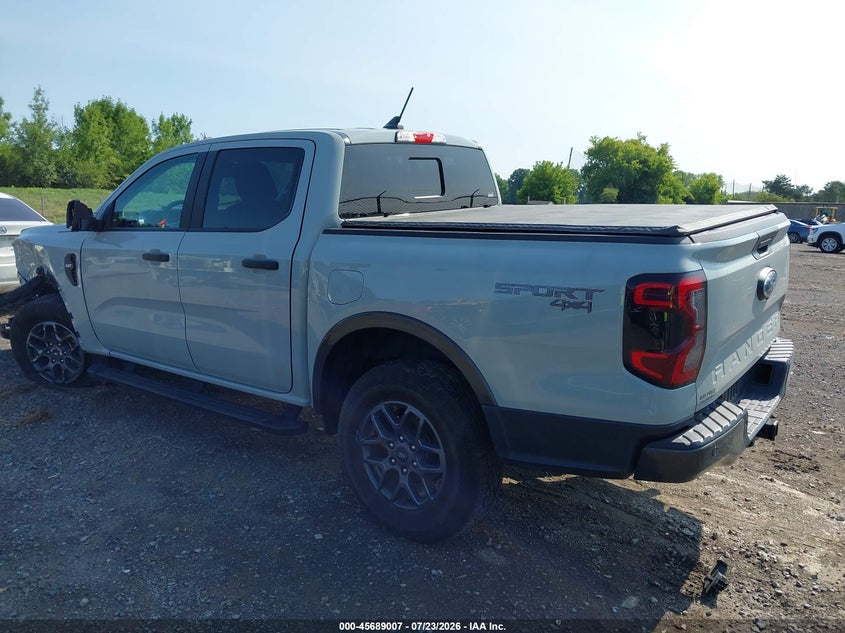 Vin: 1fter4hh9rle01412, lot: 46187614, ford ranger xlt 20243