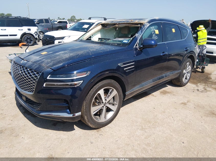 Vin: kmuhb4sb7nu092790, lot: 46187659, genesis gv80 2.5t rwd 20222