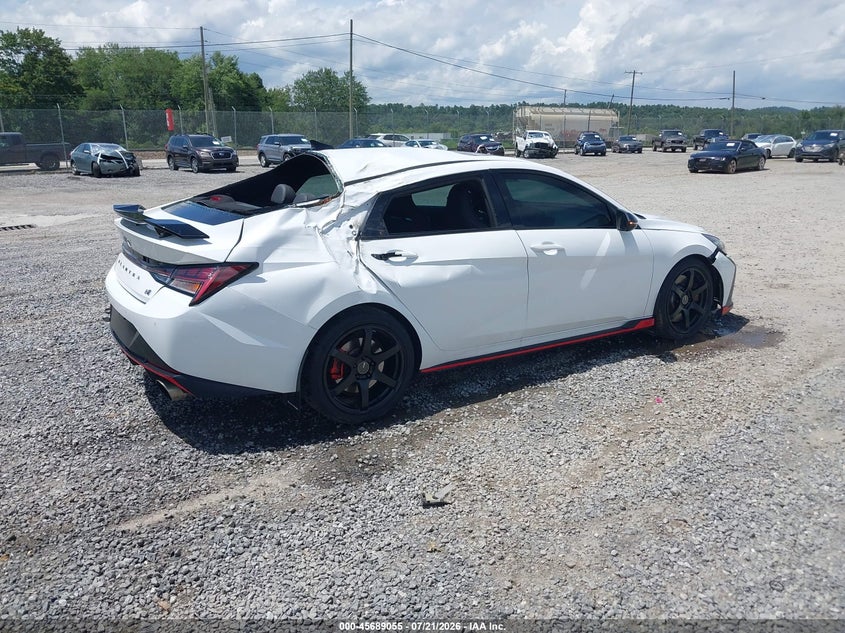 2022 Hyundai Elantra N VIN: KMHLW4AK4NU004986 Lot: 45689055