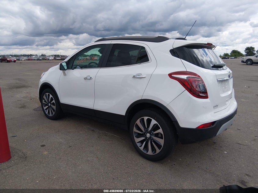 Vin: kl4cjesmxmb364437, lot: 46187673, buick encore awd preferred 20213