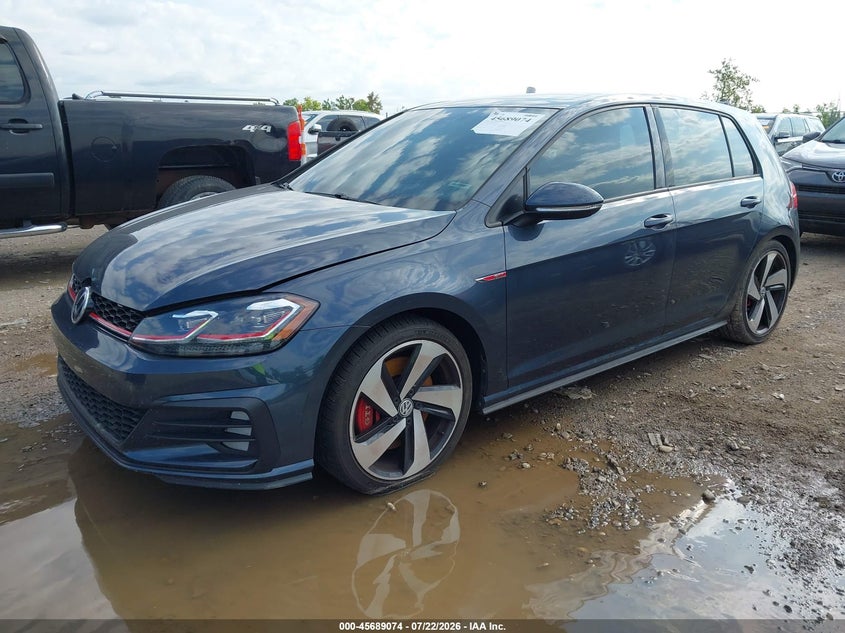Vin: 3vw5t7auxkm003525, lot: 46187681, volkswagen golf gti 2.0t autobahn/2.0t rabbit edition/2.0t s/2.0t se 20192