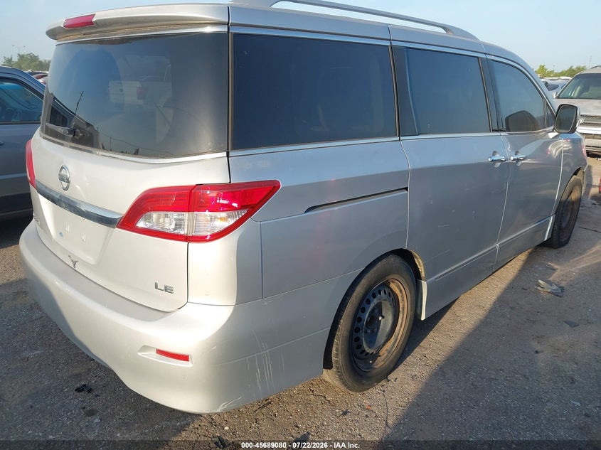 Vin: jn8ae2kp8c9046207, lot: 46187687, nissan quest le 20124