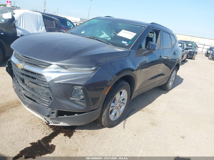 Vin: 3gnkbcr48ns225851, lot: 46187697, chevrolet blazer fwd 2lt 20222