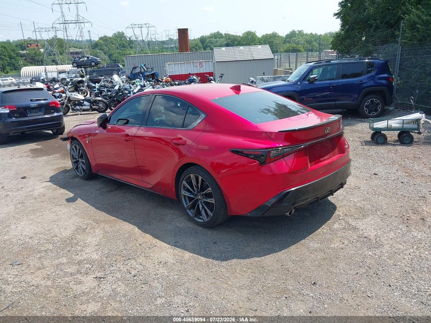 Vin: jthgz1e27s5039399, lot: 46187701, lexus is 350 f sport 20253