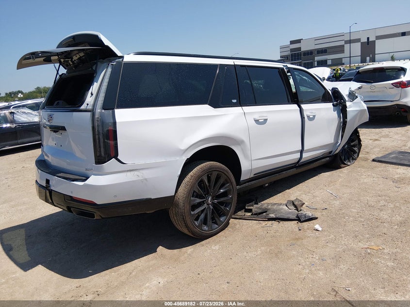 Vin: 1gys9pkl7tr349780, lot: 46187791, cadillac escalade esv sport 20264