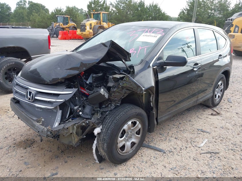 2014 Honda CR-V, Удар спереду, IAAI, VIN 5J6RM3H35EL013743 — фото 2