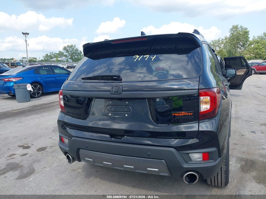 2023 Honda Passport Awd Trailsport VIN: 5FNYF8H61PB007138 Lot: 45689194