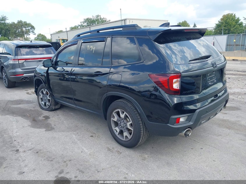 Vin: 5fnyf8h61pb007138, lot: 46187801, honda passport awd trailsport 20233