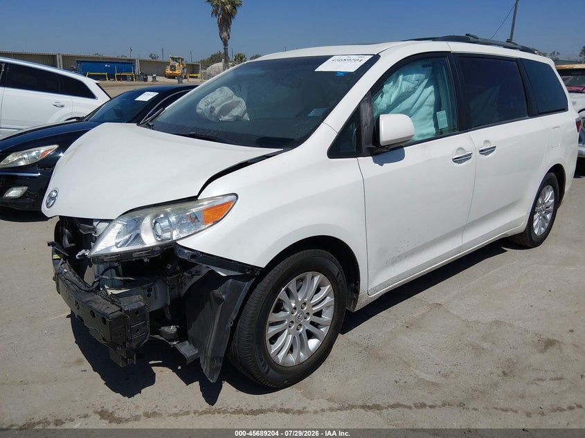 Vin: 5tdyz3dc3hs863169, lot: 46187811, toyota sienna xle 8 passenger 20172
