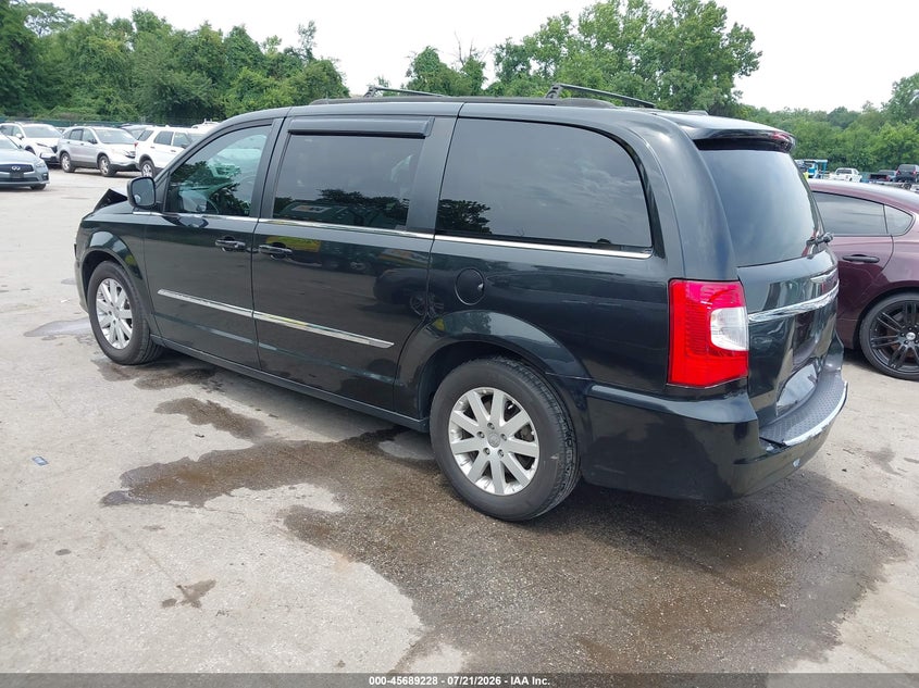 Vin: 2c4rc1bgxfr662892, lot: 46187835, chrysler town & country touring 20153