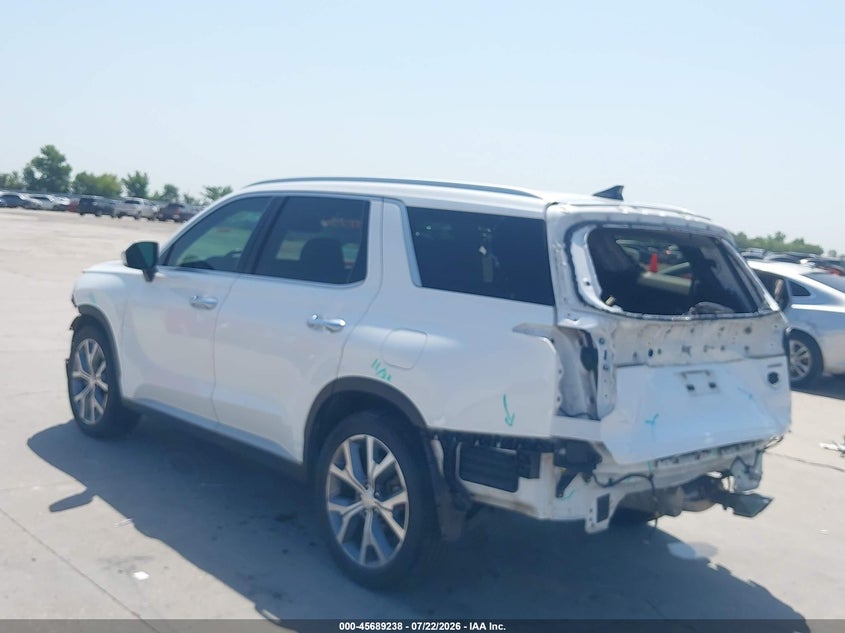 Vin: km8r4dhe4mu315414, lot: 46187845, hyundai palisade sel 20213