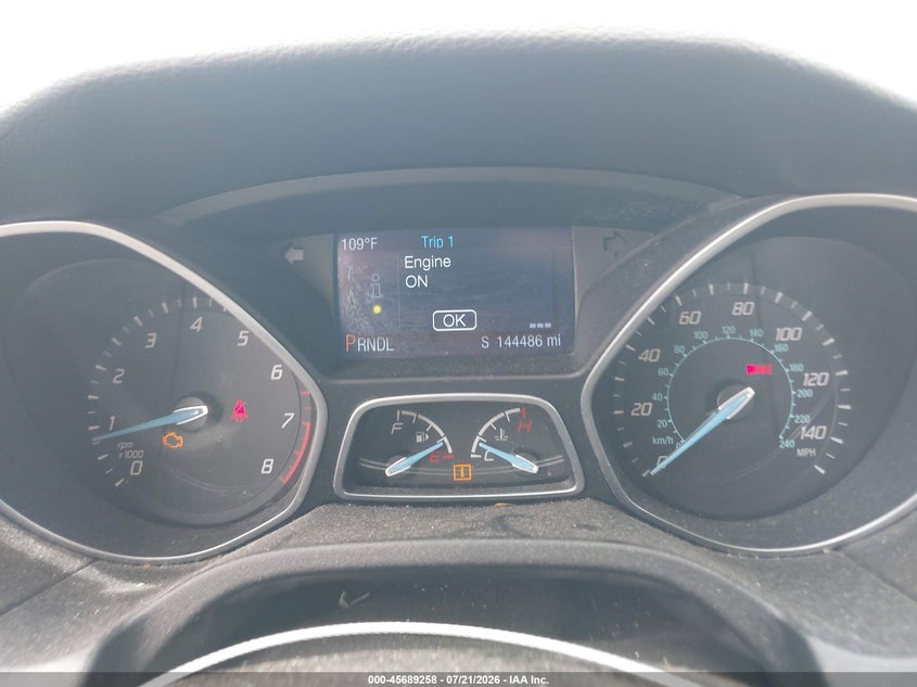 2014 Ford Focus Se VIN: 1FADP3F28EL206850 Lot: 45689258
