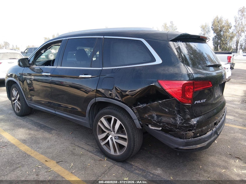 Vin: 5fnyf6h93jb006417, lot: 46187866, honda pilot touring 20183