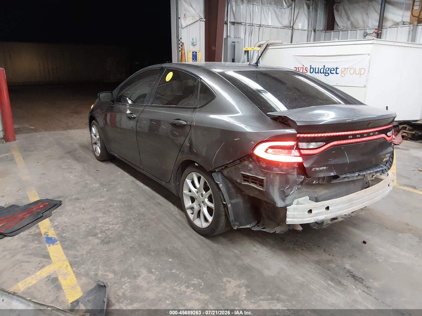 Vin: 1c3cdfbb9ed822285, lot: 46187870, dodge dart sxt 20143