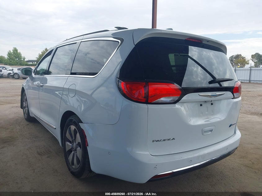 Vin: 2c4rc1n72jr183404, lot: 46187875, chrysler pacifica hybrid limited 20183
