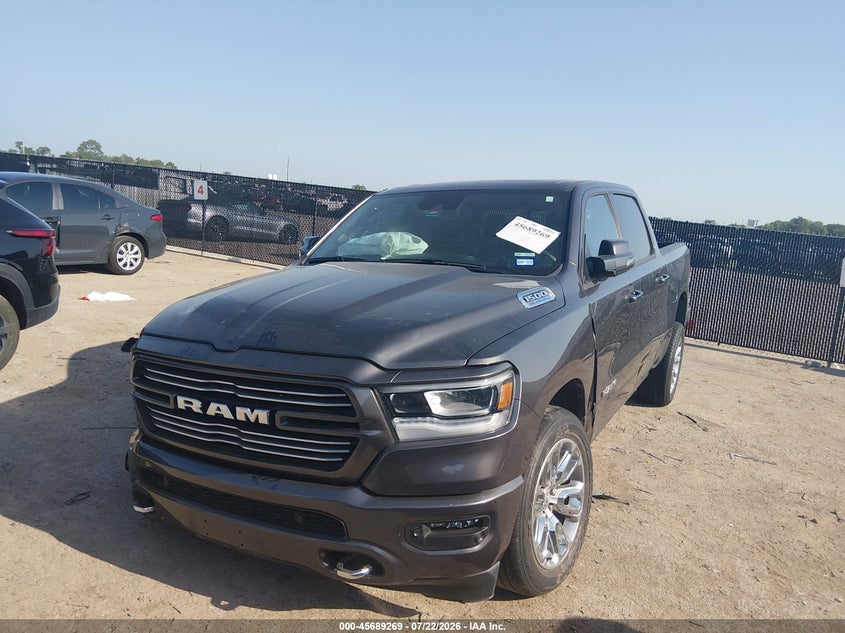 Vin: 1c6rrejt6pn626076, lot: 46187876, ram 1500 laramie  4x2 5'7 box 20232
