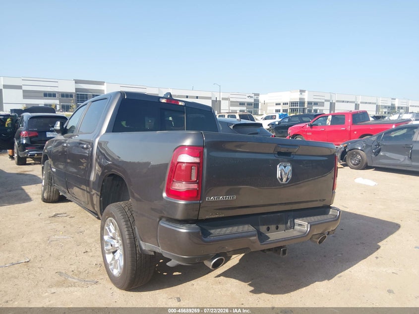 Vin: 1c6rrejt6pn626076, lot: 46187876, ram 1500 laramie  4x2 5'7 box 20233